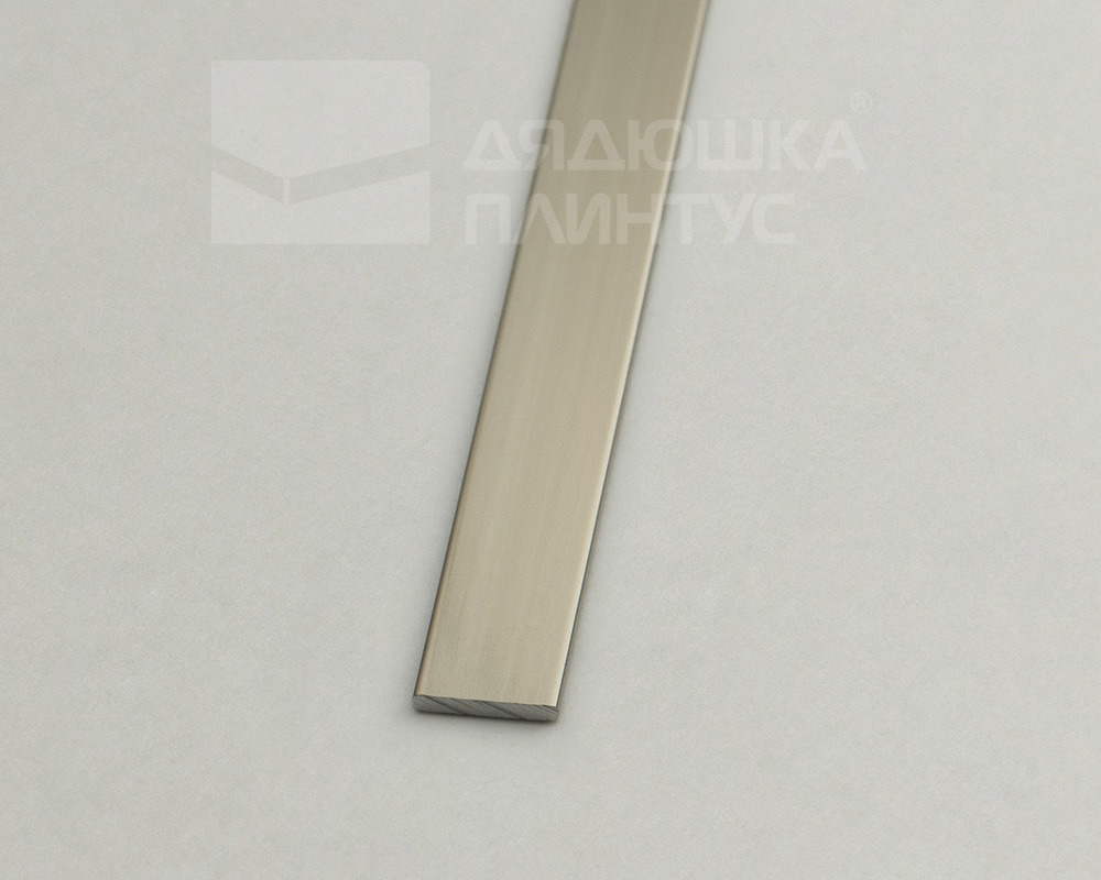 Полоса алюминиевая 10х1,5 мм бронза-светлая/глянец 2,7 м